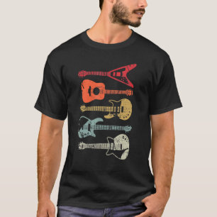 Gitarre  Gitarre  Retro-Stil  Für Gitarristen T-Shirt