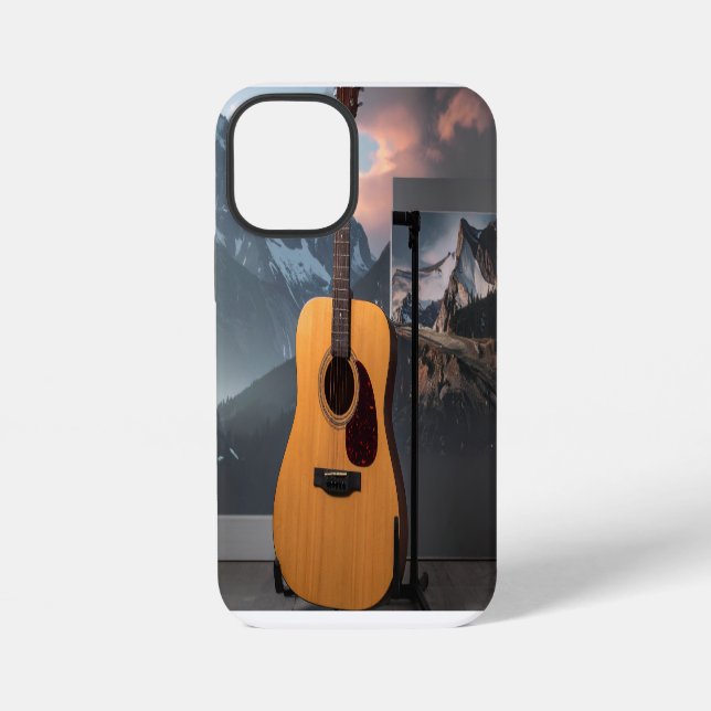 Gitarre iPhone 12 Mini Hülle (Rückseite)