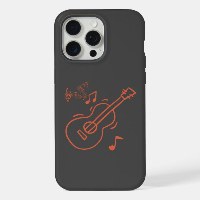 Gitarre iPhone 15 Pro Max Hülle (Rückseite)