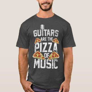 Gitarre ist die Pizzeria des Musikgitarrist Food L T-Shirt
