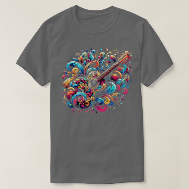 Gitarre ist mehr als ein Musikinstrument, es ist e T-Shirt (Design vorne)