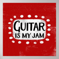 Gitarre ist meine Poster Wall Art
