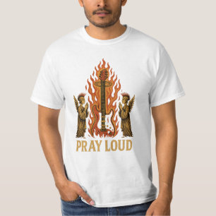 Gitarre ist meine Religion - Laut beten T-Shirt