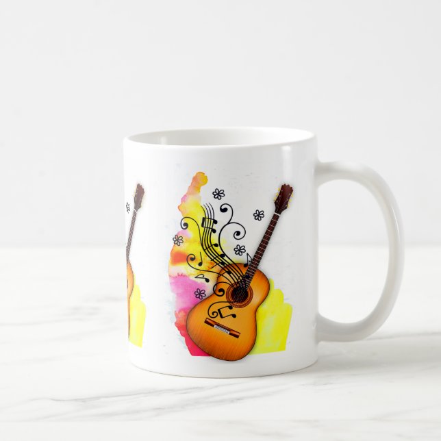 Gitarre Kaffeetasse (Rechts)
