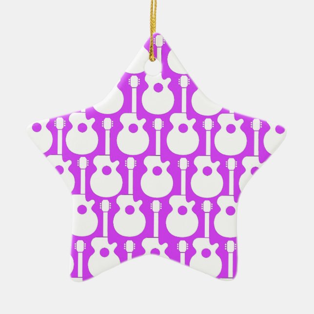 Gitarre Keramikornament (Vorne)