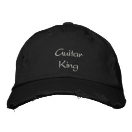 Gitarre King Custom bestickte Cap / Hat Bestickte Kappe