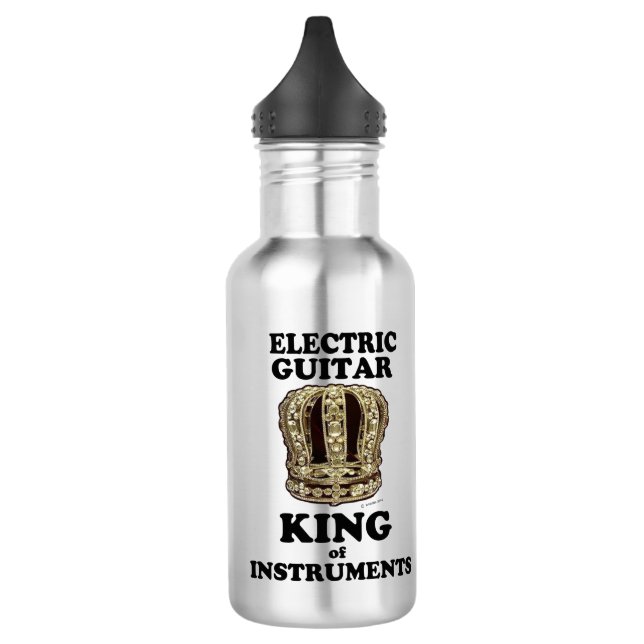 Gitarre King of Instruments Edelstahlflasche (Links)