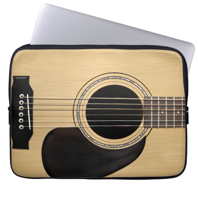 Gitarre Laptopschutzhülle (Vorderseite)