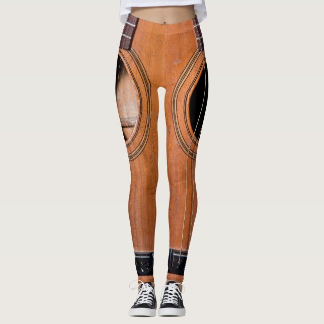 Gitarre Leggings (Vorderseite)
