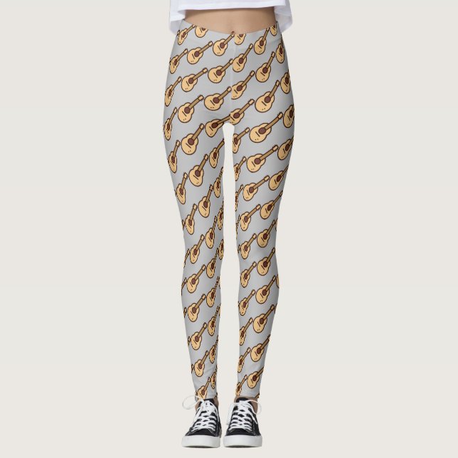 Gitarre Leggings (Vorderseite)