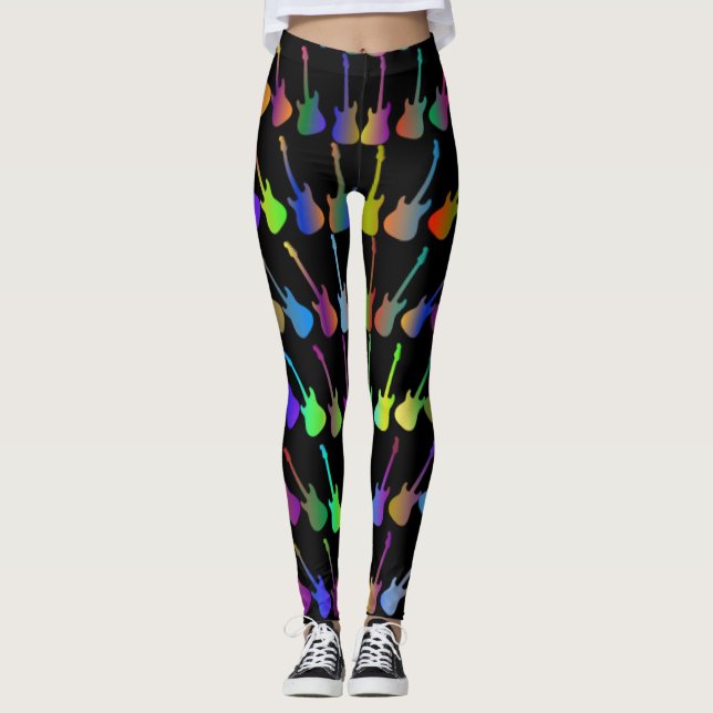 Gitarre Legion Splash of Colors Leggings (Vorderseite)