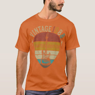 Gitarre Lover 34 Jahre Alte Geschenke Vintag 1988 T-Shirt