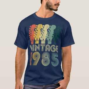 Gitarre Lover 37 Jahre Alte Geschenke Vintag 1985 T-Shirt