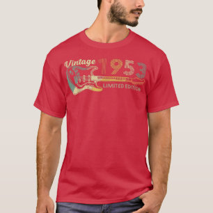 Gitarre Lover 69 Jahre alt Vintag 1953 Limited Edi T-Shirt