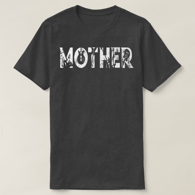 Gitarre Lover Gitarrist Mother Funny Music Mother T-Shirt (Design vorne)
