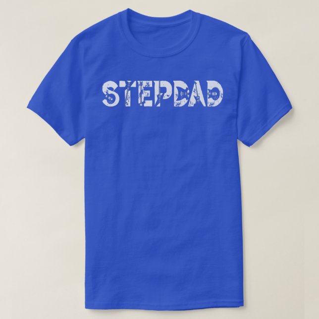 Gitarre Lover Gitarrist Stepdad Funny Music Father T-Shirt (Design vorne)
