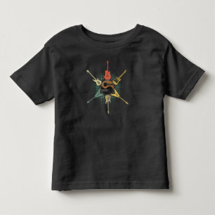 Gitarre Lover  Retro Style   Geschenk für Gitarris Kleinkind T-shirt