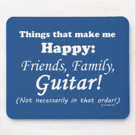 Gitarre macht mich glücklich mousepad