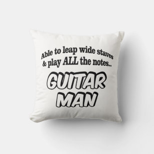 Gitarre Man - Music Superhero Kissen
