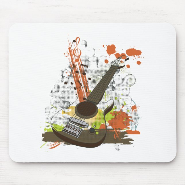 Gitarre Mousepad (Vorne)