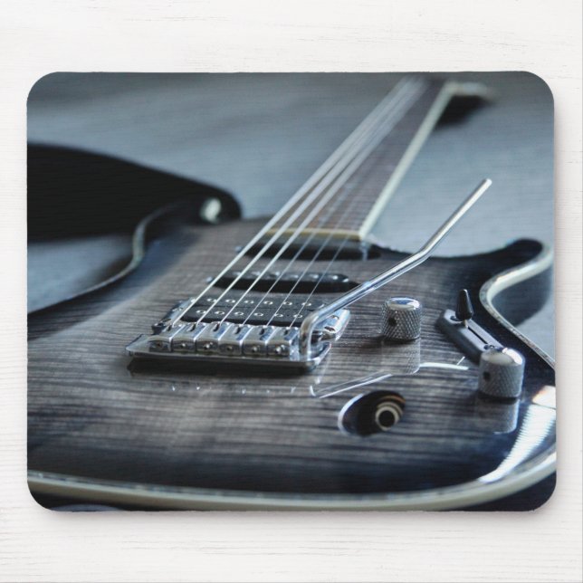 Gitarre, Musik, E-Gitarre Mousepad (Vorne)