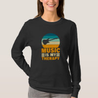 Gitarre Musik ist meine Therapie Musik Bass E Gita