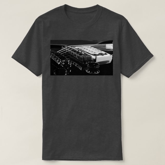 Gitarre Nah hoch T-Shirt (Design vorne)