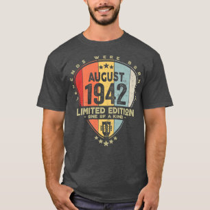 Gitarre PickLegends waren im August 1942 Geboren T-Shirt