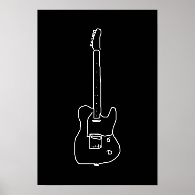 Gitarre Poster (Vorne)