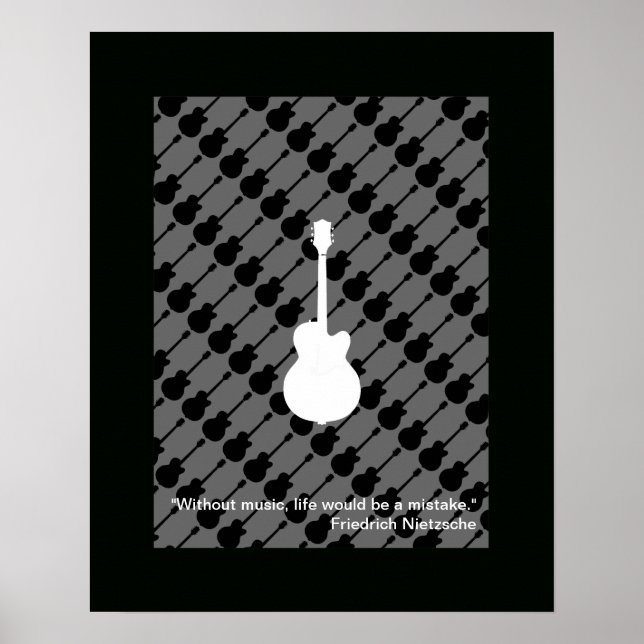 Gitarre Poster (Vorne)