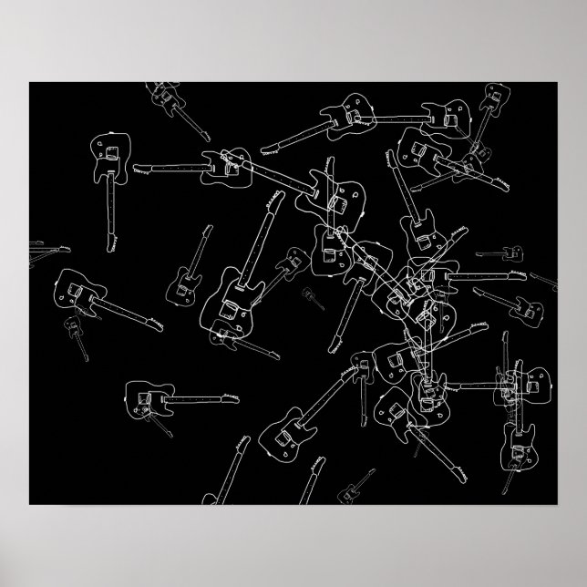 Gitarre Poster (Vorne)