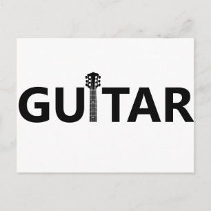 Gitarre Postkarte