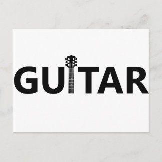 Gitarre Postkarte