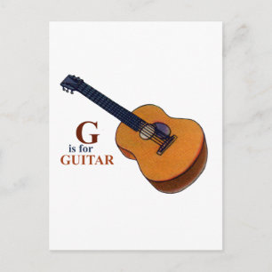 Gitarre Postkarte