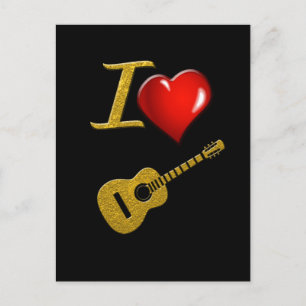Gitarre Postkarte