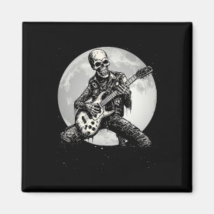 Gitarre Punk Rock Musik Halloween Mens Kids Magnet