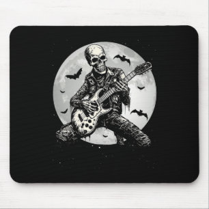 Gitarre Punk Rock Musik Halloween Mens Kids Mousepad