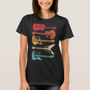 Gitarre Retro Stil für Gitarrist T-Shirt