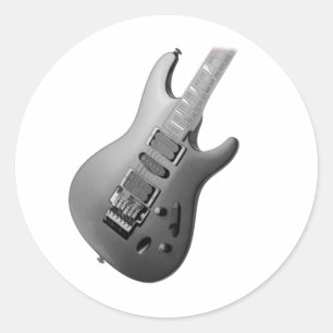 Gitarre Runder Aufkleber