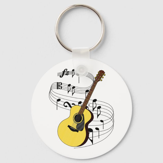 Gitarre Schlüsselanhänger (Vorderseite)