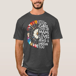 Gitarre Sonnenblume Mädchen Lieben Ihre Mama Liebe T-Shirt