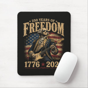 Gitarre spielen 250 Jahre 4. Juli Mousepad