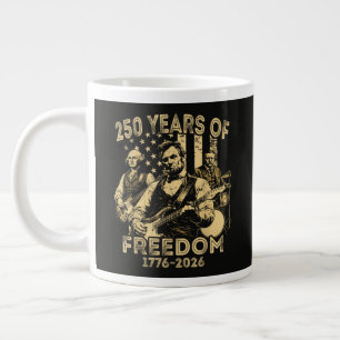 Gitarre spielen 4. Juli 250. Jubiläum Jumbo-Tasse