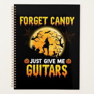Gitarre spielen Hexe vergessen Candy nur geben Sie Planer