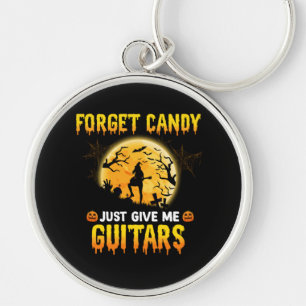 Gitarre spielen Hexe vergessen Candy nur geben Sie Schlüsselanhänger