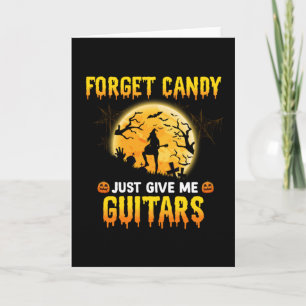 Gitarre Spielen Hexe Vergiss Bonbon Gib Mir Nur Gi Karte
