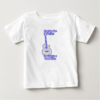 Gitarre spielen ist immer eine gute Idee. Blau