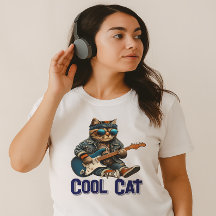 Gitarre spielen Katze - Coole Kitty Vibes