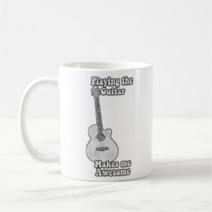 Gitarre spielen macht mich phantastisch. kaffeetasse