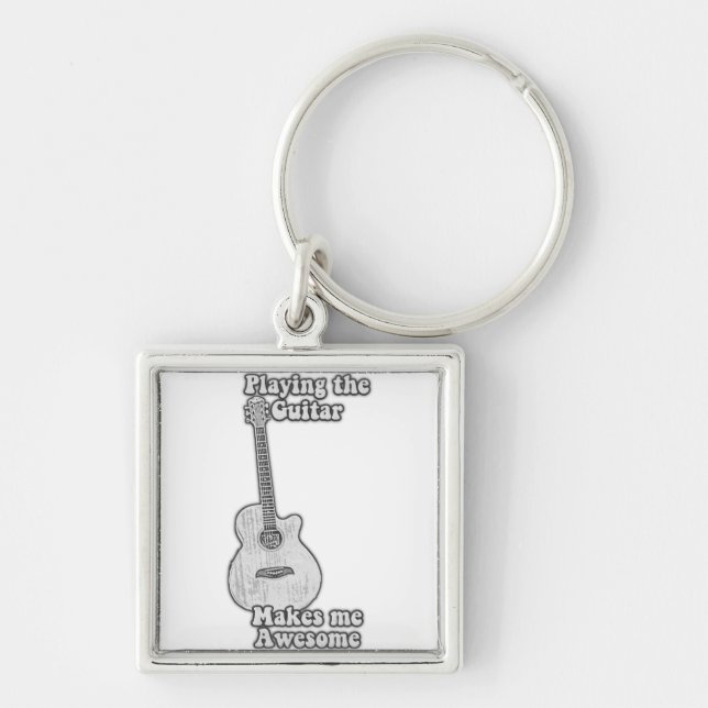 Gitarre spielen macht mich phantastisch. schlüsselanhänger (Vorne)